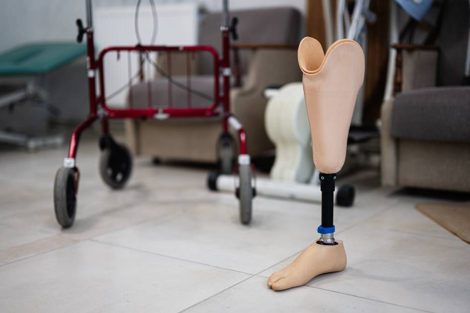 fabricación de prótesis de pierna