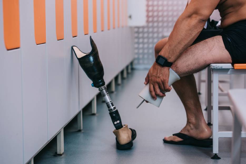 prótesis de pierna especiales para deportistas