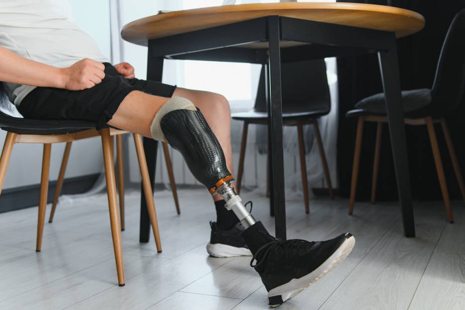 prótesis transtibial
